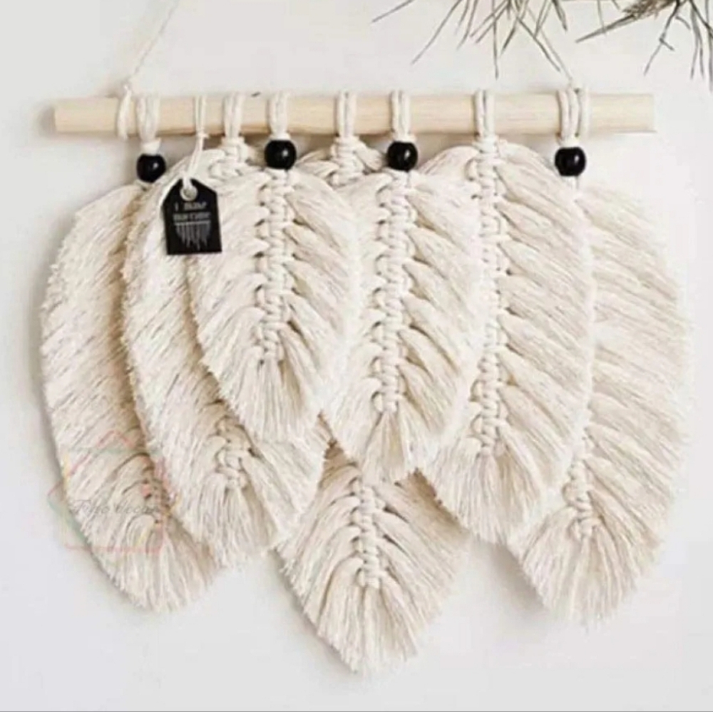 DIY Macramé Feather Craft Kit – Boho Home Decor NEW